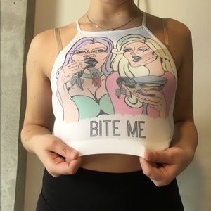 Artist in Toronto tank top.